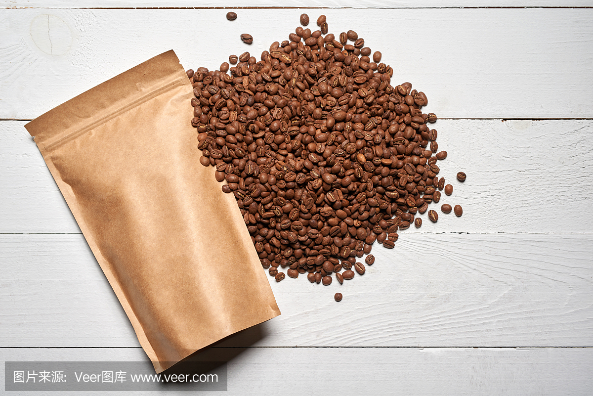 模拟工艺纸袋咖啡豆